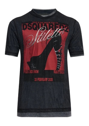 DSQUARED2 graphic-print T-shirt - Grey