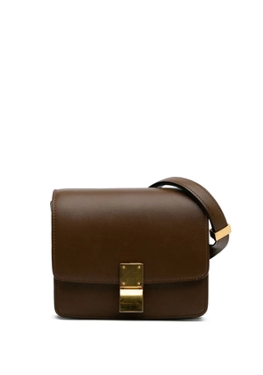 Celine Pre-Owned 2017 Small Calfskin Classic Box crossbody bag - Brown