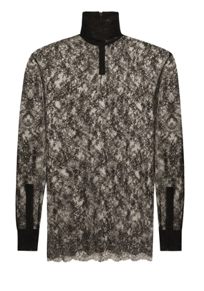 Dolce & Gabbana lace shirt - Black