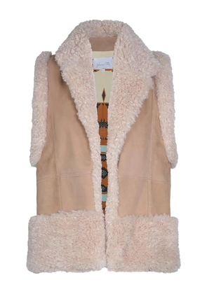 Johanna Ortiz Salty Air shearling vest - Neutrals