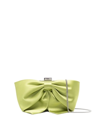 Sachin & Babi Cupids bow-detail clutch bag - Green