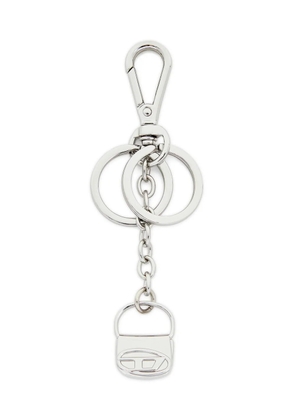Diesel 1Dr charm keyring - Silver