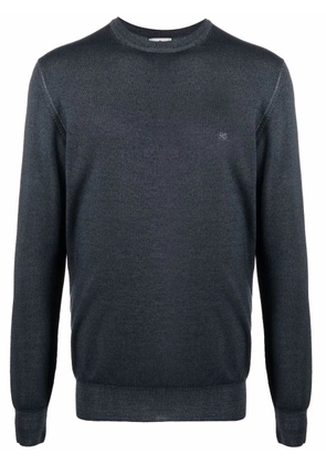 ETRO embroidered-logo jumper - Blue