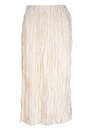 Vince satin midi skirt - Neutrals