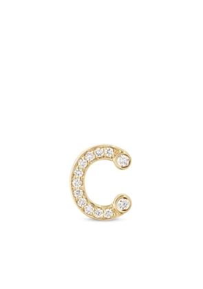 Sophie Bille Brahe 18kt yellow gold Petite C stud earring