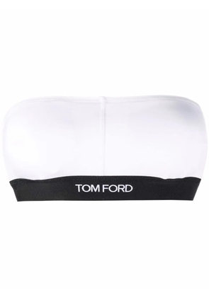 TOM FORD two-tone bandeau bra - White