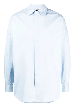 Diesel S-Limo logo-embroidered shirt - Blue