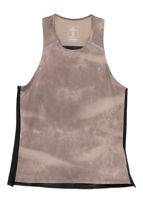 On Running panelled top - Neutrals