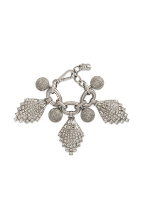 Dolce & Gabbana rhinestone-embellished bracelet - Silver