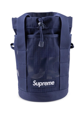 Supreme box-logo ripstop cinch bag - Blue