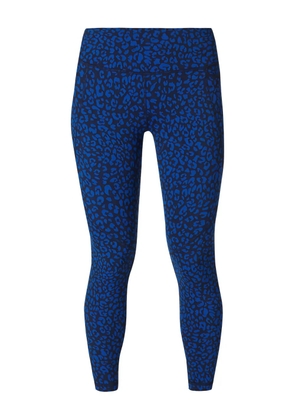 Sweaty Betty Power 7/8 animal-print leggings - Blue