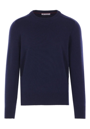 Brunello Cucinelli crew-neck long-sleeve sweater - Blue