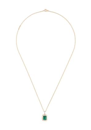 MAOR 18K yellow gold Equinox peridot necklace