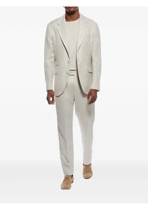 Brunello Cucinelli single-breasted suit - White