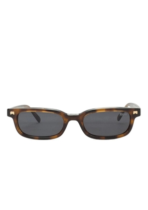 RHUDE tobac frames sunglasses - Brown