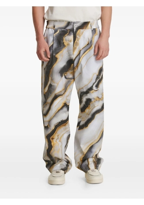 IRINA VOINEA Marble trousers - White