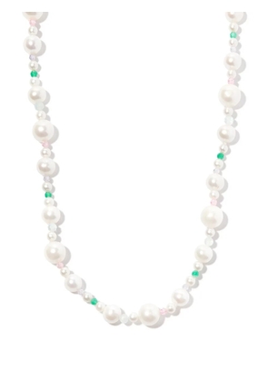 Hatton Labs sterling silver pearl and bead necklace