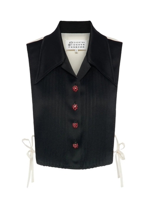 Maison Margiela ladybug button t-shirt - Black