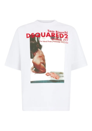 DSQUARED2 Tom Bianchi graphic T-shirt - White