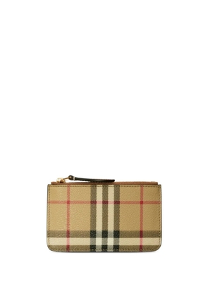 Burberry Vintage Check coin purse - Neutrals