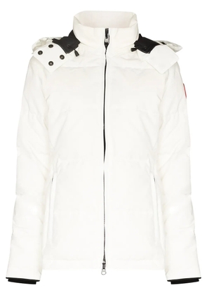 Canada Goose Chelsea hooded parka coat - White