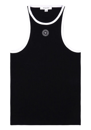 Sporty & Rich SRHWC ribbed tank top - Black
