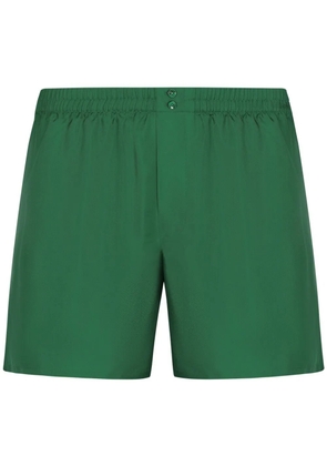 Dolce & Gabbana straight-leg silk boxers - Green