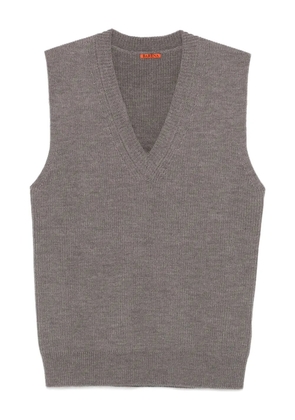 Barena V-neck wool sweater vest - Brown