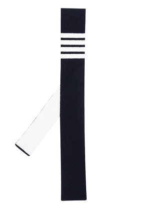 Thom Browne cashmere knit 4-Bar tie - Blue