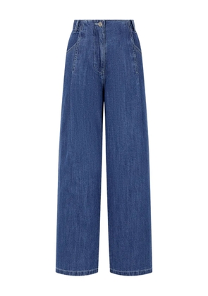 TOMBOY wide-leg denim trousers - Blue
