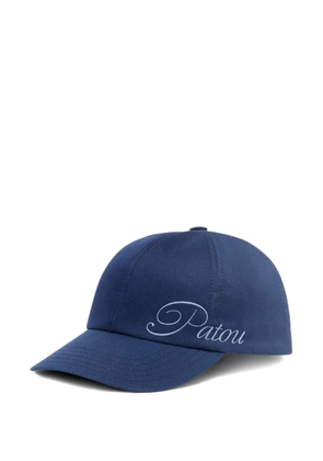 Patou logo-embroidered cap - Blue