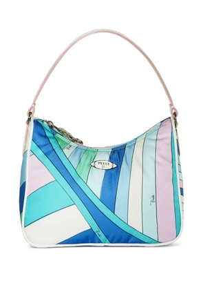 PUCCI Yummy logo-plaque shoulder bag - Blue