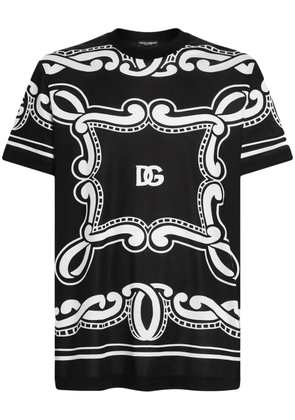 Dolce & Gabbana logo-print T-shirt - Black