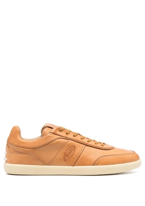 Tod's low-top leather sneakers - Brown