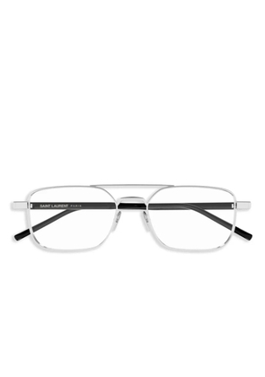Saint Laurent Eyewear square-frame glasses - Silver