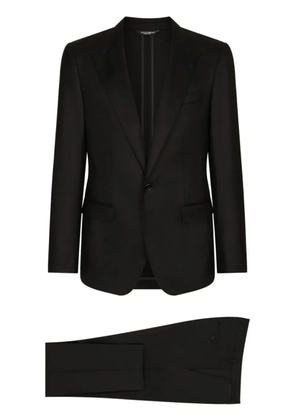 Dolce & Gabbana two-piece single-breasted dinner suit set - Black