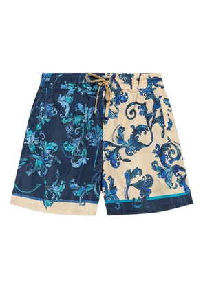 Versace Jeans Couture barocco-print shorts - Blue