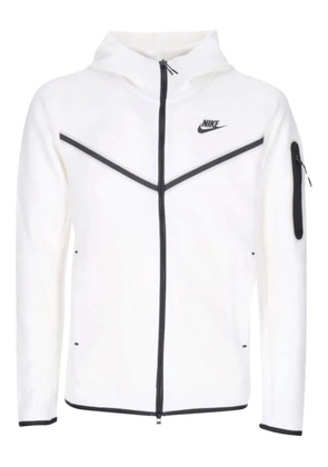 Nike Tech Windrunner 'Birch Heather/Black' hoodie - White