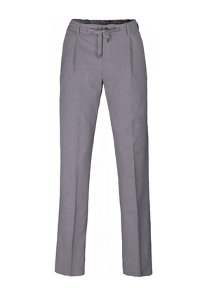 Moorer drawstring straight-leg trousers - Grey