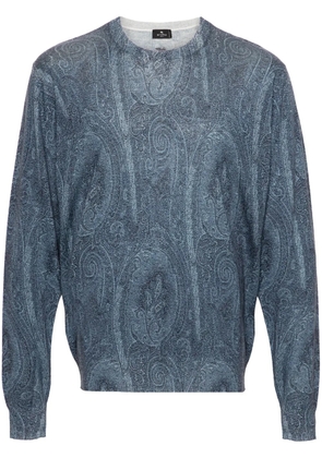 ETRO paisley sweater - Blue