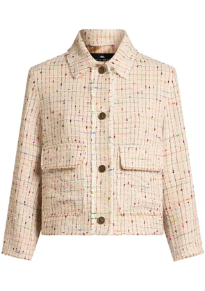 ETRO bouclé tweed jacket - Neutrals