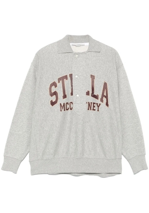 Stella McCartney Varsity Logo polo top - Grey