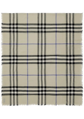 Burberry Vintage Check wool scarf - Neutrals