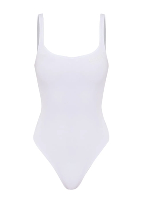 Moschino square-neck bodysuit - White