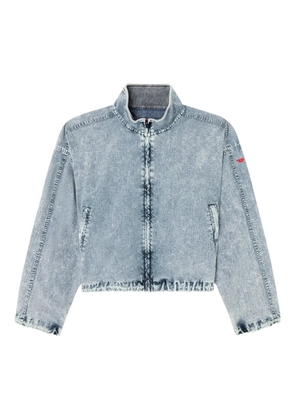 Diesel G-Leam-R1 denim bomber jacket - Blue