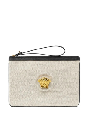 Versace La Medusa canvas pouch - Neutrals