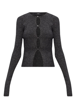 AMIRI cut-out cardigan - Grey