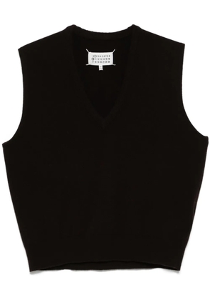 Maison Margiela virgin wool vest - Brown