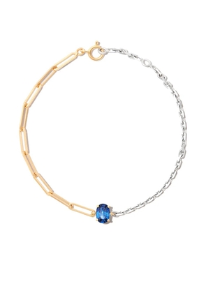 Yvonne Léon 9kt yellow and white gold sapphire bracelet - Silver