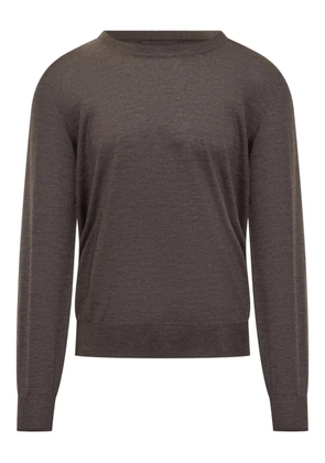 Brunello Cucinelli round-neck sweater - Brown